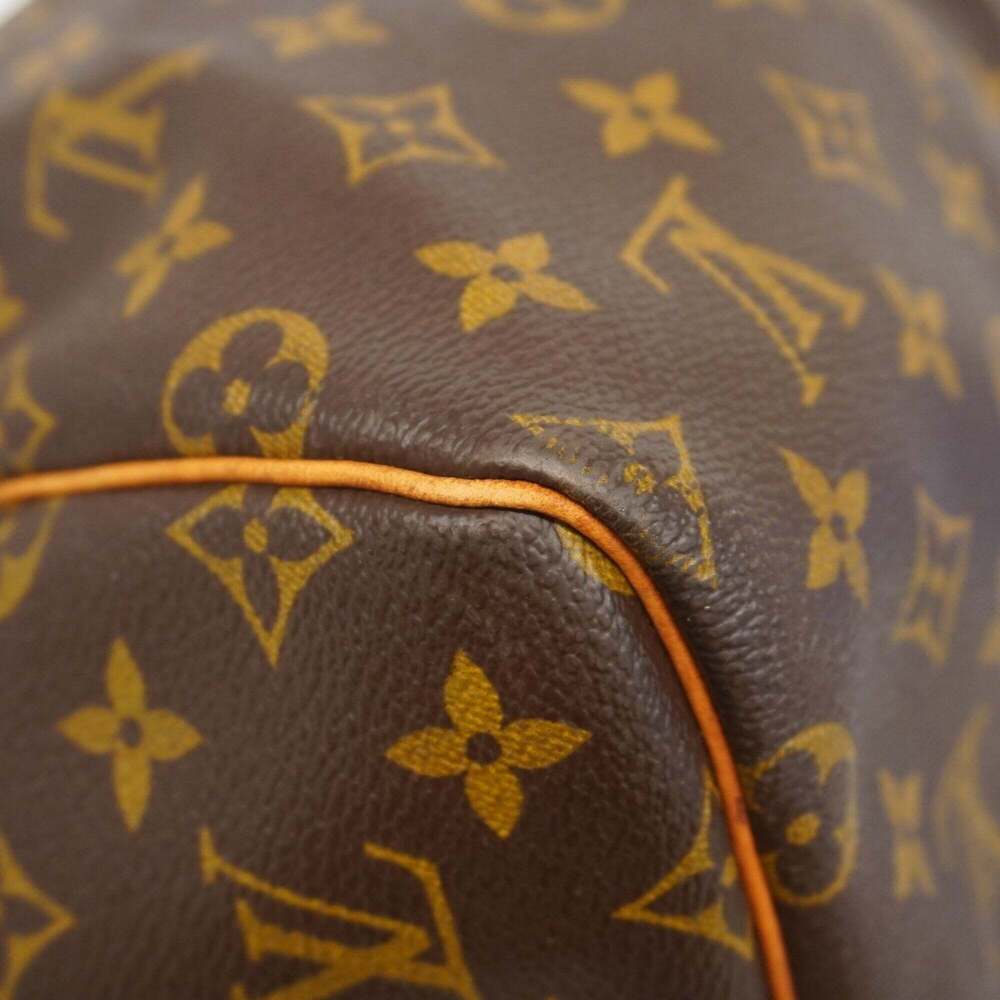 LOUIS VUITTON Brown Monogram Keepall 55 Boston Bag - Picture 9 of 12